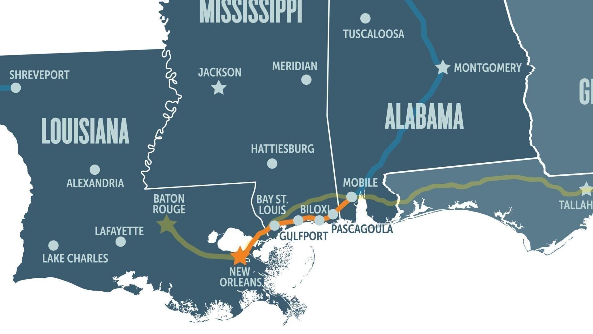 FNF - NOLA to Mobile Amtrak
